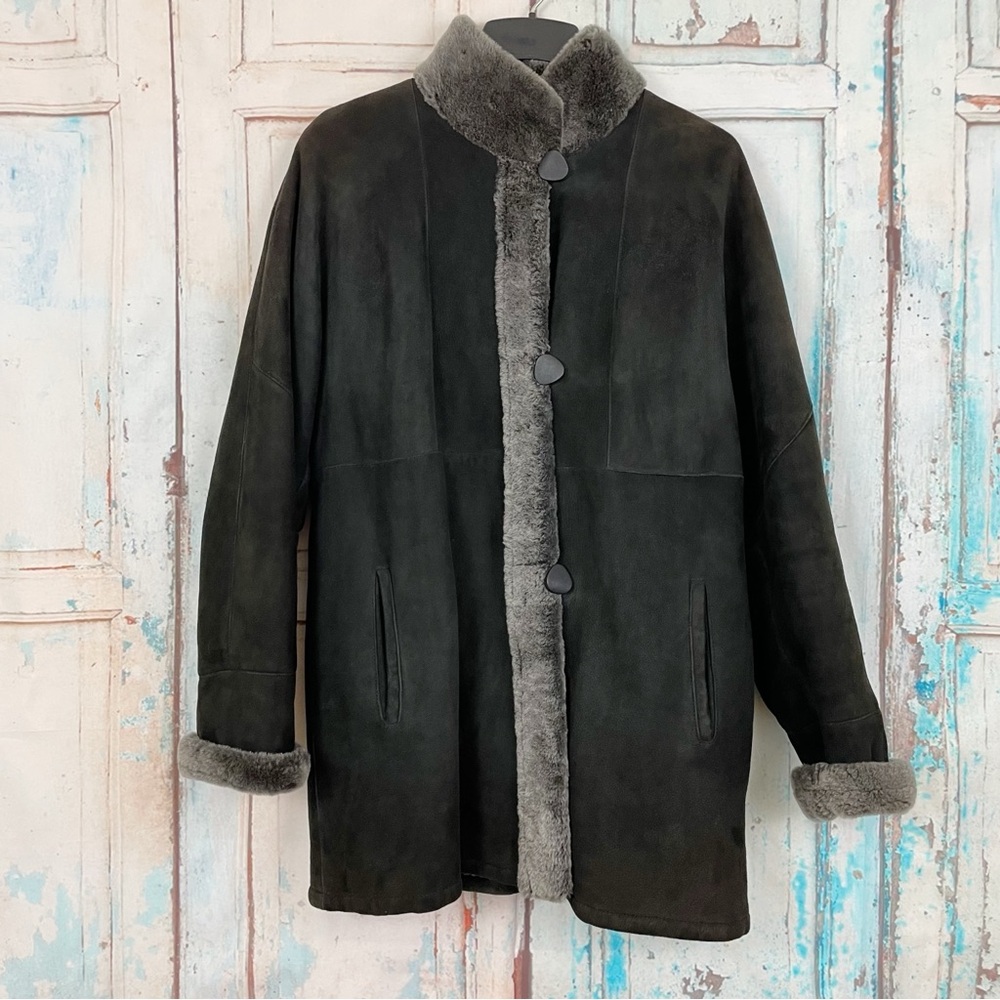 Vintage Fog City Knee Length Suedes Coat